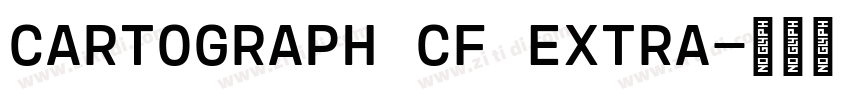CARTOGRAPH CF EXTRA字体转换